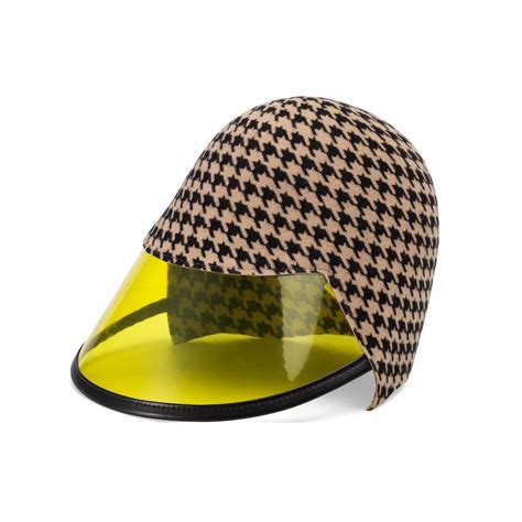 gucci felt hat with transparent visor|Gucci Hats for Women .